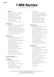 Maybe you would like to learn more about one of these? I Will Survive Noten Gloria Gaynor Klavier Gesang Gitarre
