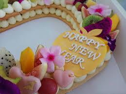 Fruit Cake Letter Cake Heart Cake Almont Tart Healthy Cake Happy New Year Cake Shanah Tova Cake Cake Lettering Fruit Cake Cake