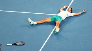 When novak djokovic steps onto rod laver arena on sunday, he will be looking to collect an unprecedented ninth australian open trophy and creep within two grand slam titles of the major record currently shared by roger federer and. Novak Djokovic Wins Ninth Australian Open By Beating Daniil Medvedev Bbc Sport