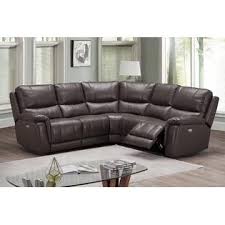 Target/home/decor style ideas/sectional sofas : Hollywood Decor Georgia Power Motion Sectional Sofa Upholstered In Top Grain Leather Match