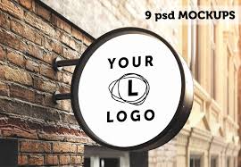 Signboard Mockup Signboard Shop Signage Sign Board Design