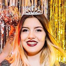 Amazon.com: Olbye Silver Wedding Crown Tiara Heart Rhinestone Crystal Small  Crown Headband for Women and Girls Princess Tiny Crowns and Tiaras : Beauty  & Personal Care