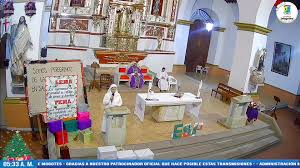 😇#EucaristiadeAguinaldos hoy en el Tercer día desde el templo parroquial  Santa Barbara de Mogotes.