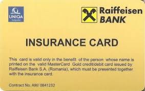 Mit der girocard (debitkarte) zahlen sie bequem und bargeldlos. Functional Card Insurance Uniqa Insurance Romania Raiffeisen Bank Col Ro Ins Rb 002
