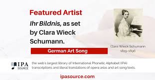 Every symbol has only one pronunciation. Ipa Source German Art Song Ihr Bildnis As Set By Facebook