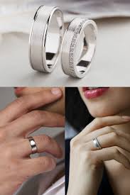 His And Hers Wedding Bands Made Of 14k Gold With Diamonds Etsy In 2020 Wedding Rings Sets His And Hers White Gold Wedding Rings Diamond Wedding Bands