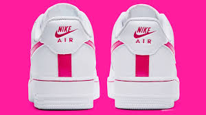 Mix & match this t shirt with other items to create an avatar that is unique to you! A Hot Pink Swoosh Details This Nike Air Force 1 The Sole Womens