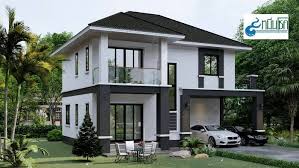 Simple yet elegant house design. Imposing Double Storey House With A Touch Of Modern Design House And Decors Double Storey House 2 Storey House Design Architectural Designs House Plans