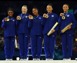 8x10 Photo USA Gymnastics 2024 Paris Olympics SIMONE BILES, CHILES, LEE,  CAREY