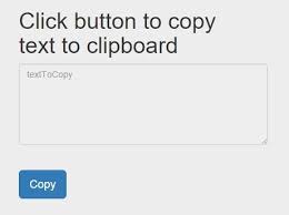 Search for clipboard in the search box. Copy Text To Clipboard With Single Click Clipboard Button Css Script