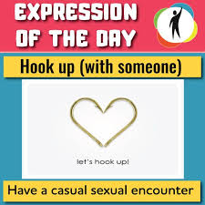 Hook Up With Someone Is It Common For People To Hook Up In Your Country Example They Hooked Up After The Concert Expressions English Idioms Learn English