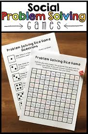 3 Games For Students To Practice Social Problem Solving Students Will Learn To Solve Probl Problem Solving Activities Problem Solving Coping Skills Activities