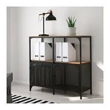 Fjallbo Regal Schwarz 100x95 Cm Ikea Deutschland Stellingkast Metalen Stellingen Opbergen Woonkamer