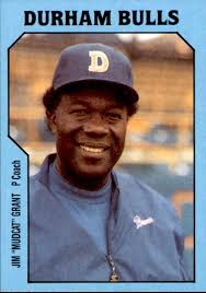 1985 Durham Bulls TCMA #15 Jim "Mudcat" Grant Pitching Coach Baseball Card