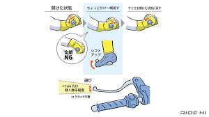 バイク シフト アップ