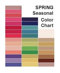 Spring Color Chart In 2019 Color Me Beautiful Seasonal