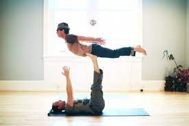 Find a comfortable seated position facing each other with your knees bent and keeping the spine straight and chest lifted, slowly begin to straighten legs. 17 Best Yoga Poses For Two People 2019 Guide