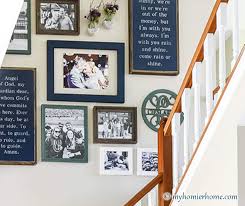 It only requires some patience and accurate measuring. How To Hang A Gallery Wall On Stairs My Homier Home