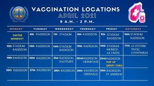 Catch up schedule, 4 months to 18 years; Ministry Of Health Draws Up Schedule For Vaccinations In The Month Of April Wee 93 3 9 Fm Radio Grenada
