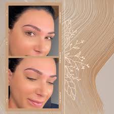 Brow services with hybrid stain and tint