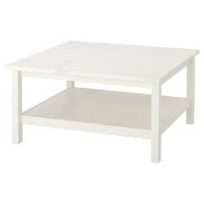 White high gloss coffee tables are the rave right now as they make a space appear bigger, brighter, and cleaner. Hemnes Coffee Table White Stain 90x90 Cm Ikea