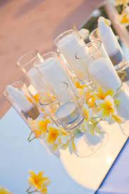 Tropical Frangipani Wedding Decorations Frangipani Wedding Candle Wedding Decor Simple Wedding Decorations