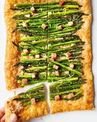 Ham And Asparagus Puff Pastry Tart Recipe By Molly Adams The Feedfeed Recipe Puff Pastry Tart Pastry Tart Tart Recipes