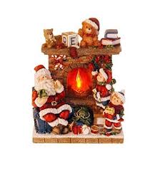 Made2trade Weihnachtsfigur Mit Echtem Feuer Effekt Led Beleuchtung 20cm Teddy Weihnachtsdeko Weihn Weihnachtsfiguren Weihnachtsbaum Deko Christmas Deko