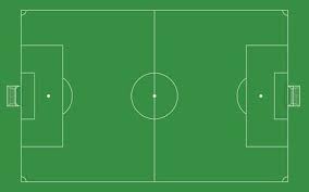 Football field valuation chart with dynamic share price line tutorial video (16:54). Football Field Template With Goal On Top Vector Images