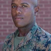 Lance Cpl. Kyle Sanders of the 2nd Anglico, II Marine