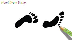Nehmen sie sich zeit für ein englisches buch und genießen sie das lesevergnügen! Footprints Drawing Footprints Drawing Drawing Easy Step By Step Drawings