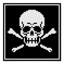 Check spelling or type a new query. 8 Bit Skull And Crossbones Pixel Art Poster Zazzle Com In 2021 Cool Pixel Art Pixel Art Grid Pixel Art