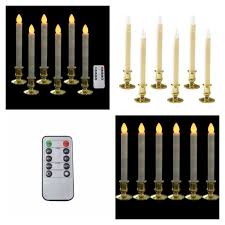 Battery Operated Christmas Candles Led Window Candles With 10 Button Remote Control Christmas Tap Decorating With Christmas Lights Candles Led Window Candles