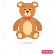 Enjoy free teddy bears coloring pages to color, paint or a crafty educational projects for young children and the young at heart. Teddy Bear Color Flat Icon Royalty Free Cliparts Vectors And Stock Illustration Image 98089292