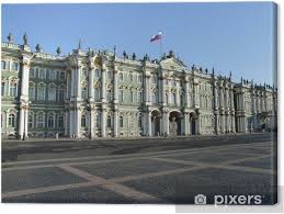 In der mitte befindet sich das wahrzeichen der stadt, das aus zwei gekreuzten ankern und einem zepter mit einem doppeladler besteht. Leinwandbild Eremitage Museum In Sankt Petersburg Pixers Wir Leben Um Zu Verandern