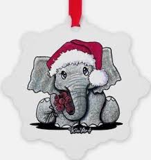 Christmas Baby Elephant Ornament Elephant Ornament Christmas Decorations Ornaments Christmas Ornaments
