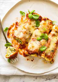 Come dinner the next day, uncover and bake the homemade come dinner the next day, uncover and bake the homemade cannelloni casserole for 35 minutes. Spinach And Ricotta Cannelloni Recipetin Eats