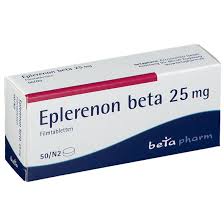 Eplerenon, birincil hipertansiyonlu hastalarda kan basıncını düşürür. Eplerenon Beta 25 Mg