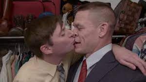 John Cena went in a closet, answered questions, and got kissed on the mouth  - SBNation.com