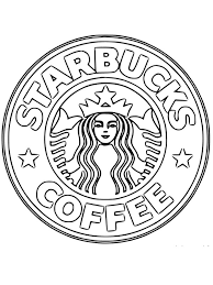 Das starbucks angebot an getränken. Kleurplaat Starbucks Logo Leukekleurplaten Nl
