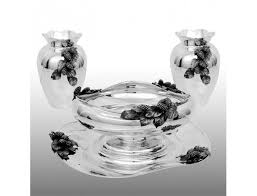 Bogurtlenli Ucgen Masa Ustu Takim Gumus Taki