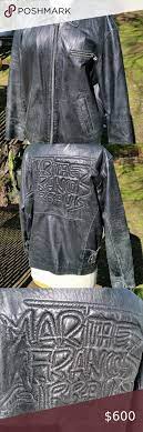 Marithe Francois Girbaud Leather Biker Jacket Leather Biker Jacket Biker Jacket Jackets