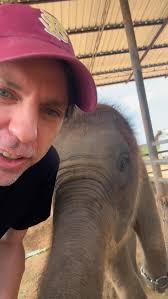 We did it! We raised the funds to rescue baby Peach!Can't thank you enough  for helping me free elephants! Kept trying to make rescue vids but Peach  kept trying to eat me!