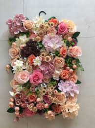 Big fabric flowers for wall. Wholesale 3d Artificial Floral Wall Background Plastic Panels Silk Rose Flowers Wall Wedding Decor China Flower Wall And Flower Wall Panel Price Made In China Com