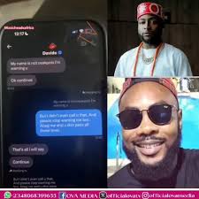 Alleged chat between Wizkid's associate, Tufab and Davido.