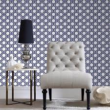 Enigma White Prussian Blue Blue And White Wallpaper Modern Furniture Decor Decor