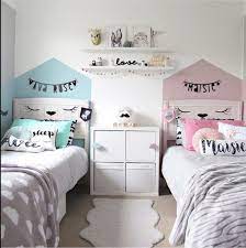 Try arranging twin beds in an l shape as pictured in this spacious and functional boys' room from decorating your small space. 22 Beautiful Shared Room For Kids Ideas Cool Kids Bedrooms Shared Girls Room Kids Shared Bedroom