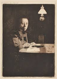 Kathe Kollwitz Selbstbildnis Am Tisch 1893 On Mutualart Com Self Portrait Drawing Kathe Kollwitz Portrait Drawing