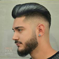 The fade's popularity stems from its ability to bring structure and neatness to what could threaten to be a. Men S Hairstyle How To Style The Pompadour Fade By Justlifestyle Medium