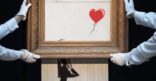 No sooner did the gavel come down to mark the sale of banks. Watch Banksy Detail The Shredding Of His Girl With Balloon Painting At Sothebys The Fader